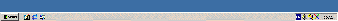 Task bar with hidden applications 
