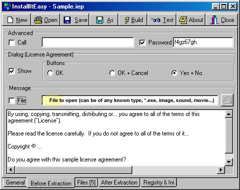 Tab "Before"